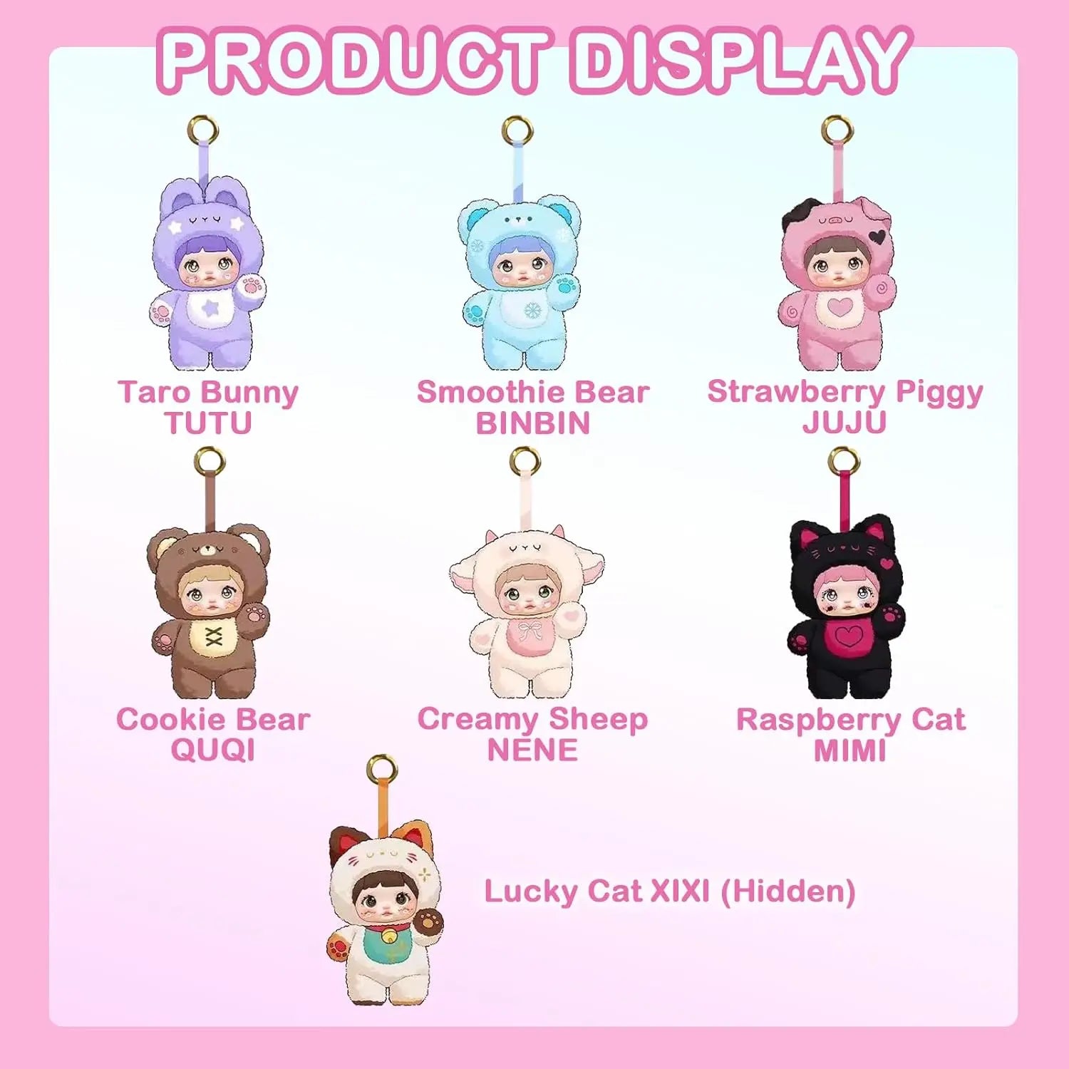 Cute Figures Plush Blind Box